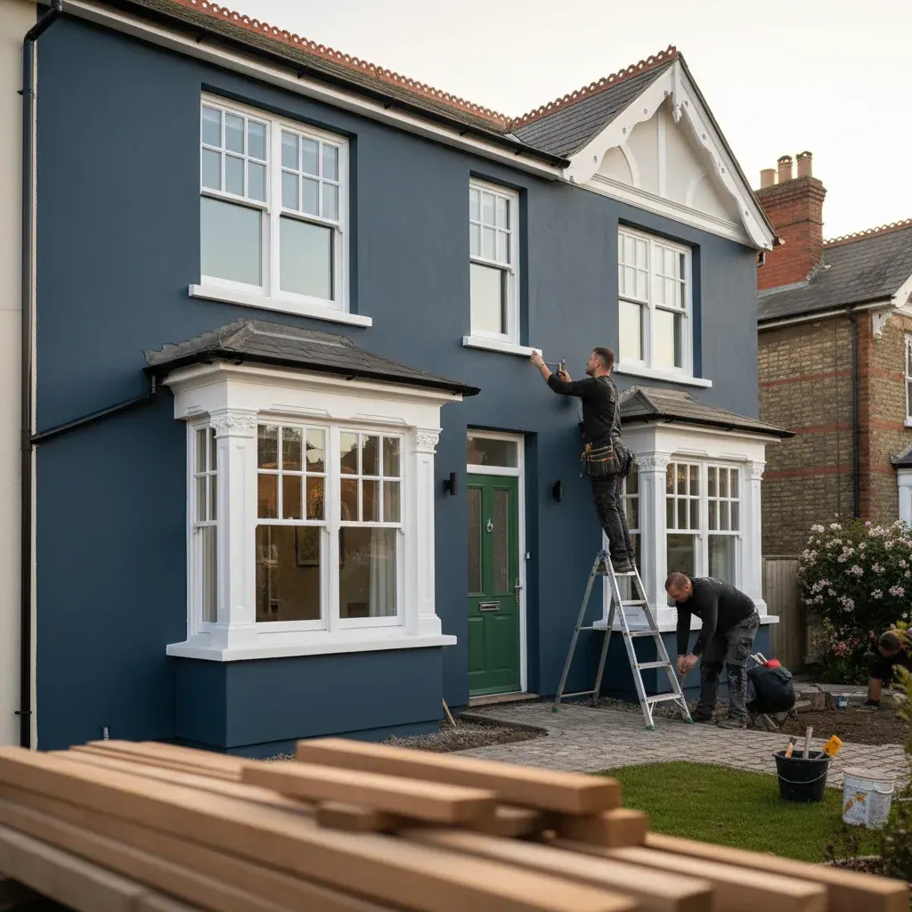 Premium professional photography for 5 Star Home Improvement: home improvement blog advice UK trades. cinematic, ultra detailed, 4k