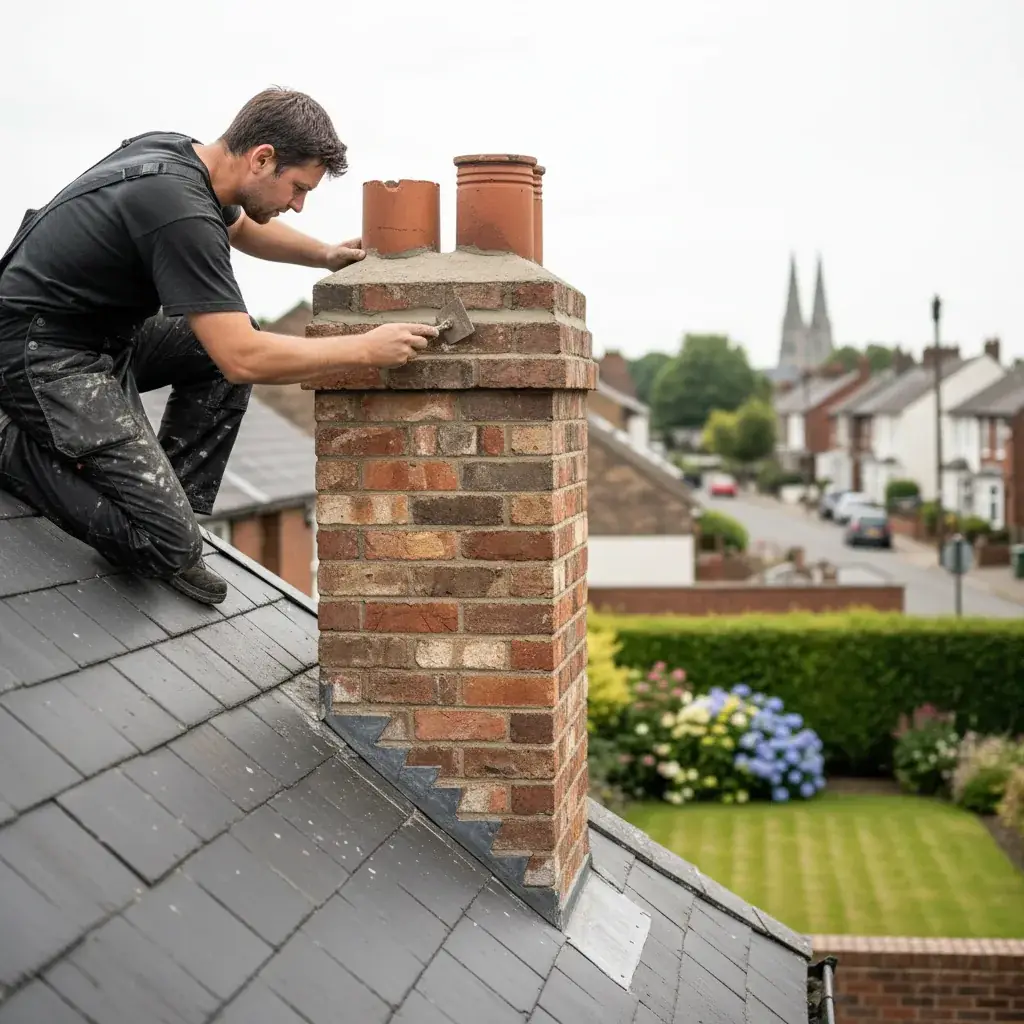 Premium professional photography for 5 Star Home Improvement: chimney repair quality finish residential UK, professional photography, high resolution, no text, no watermarks. cinematic, ultra detailed, 4k